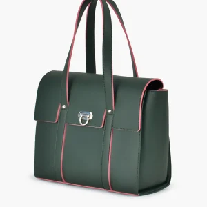 Army Green Carry-All Satchel Bag