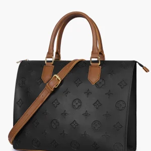 Black and Brown On-the-Go Handbag