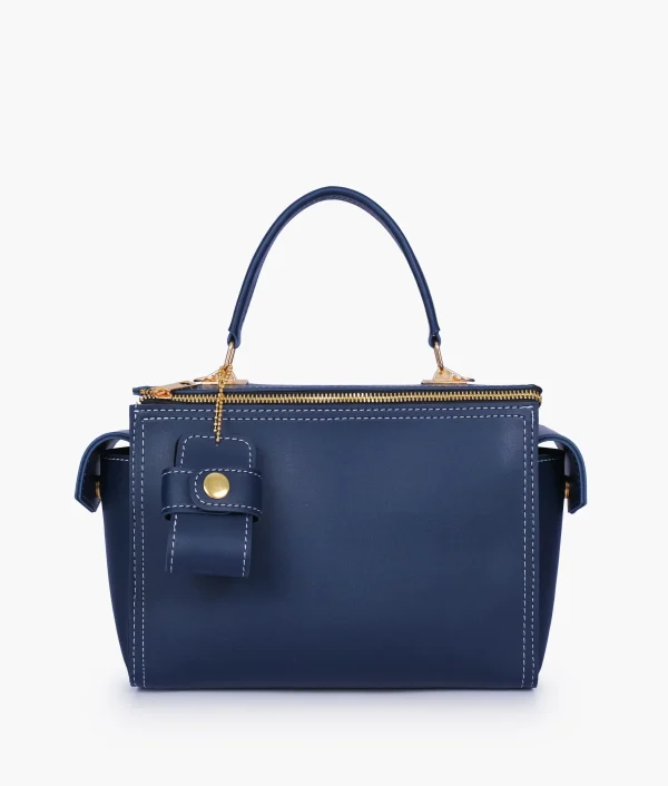 Blue Bowling Bag with Top Handle