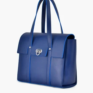 Blue Carry-All Satchel Bag
