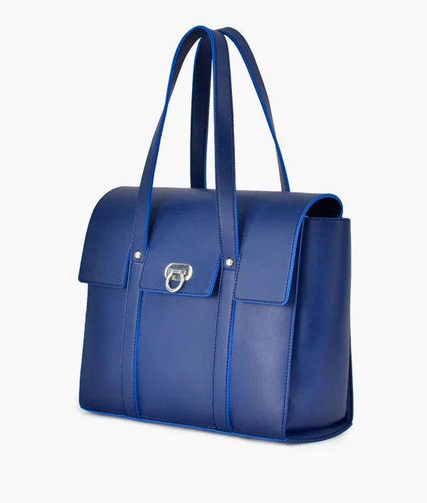 Blue Carry-All Satchel Bag