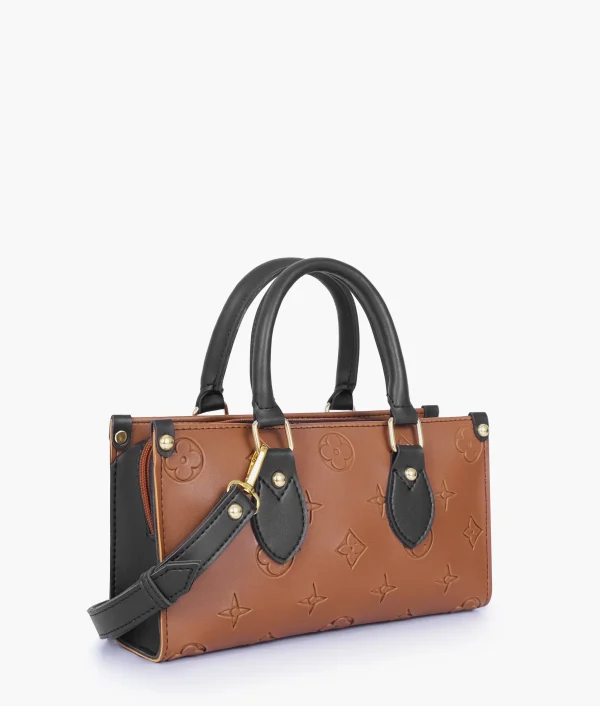 Brown and Black On-the-Go Mini Bag