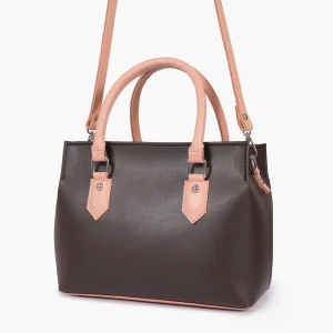 Dark Brown Small Satchel Bag